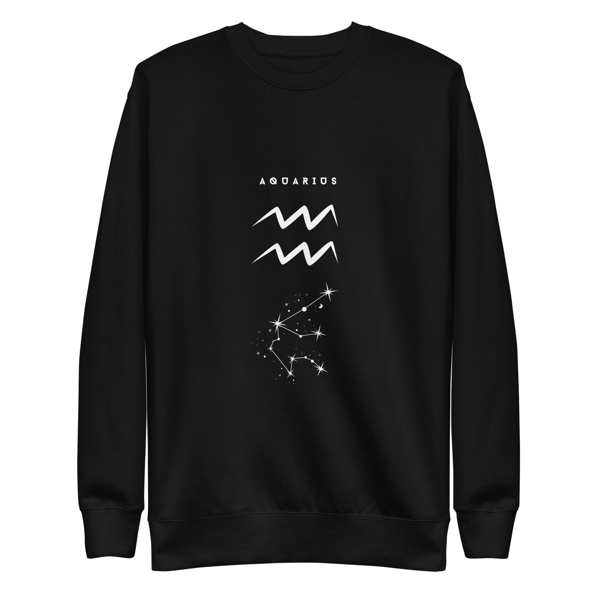 Waterbearer Sweatshirt - Left Placement product image 1 in Black, size S, with front view and left placement.