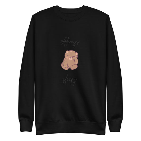 Nightcall Sweatshirt - Left Placement by R.A. Apparel, image 1, front view, Black, size S, left placement.