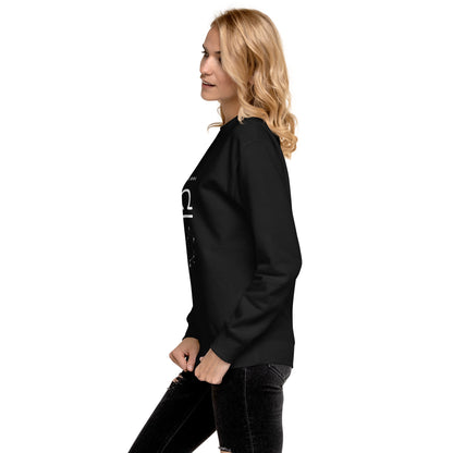 Balance Court Sweatshirt - Left Placement product image 6 in Navy Blazer, size S, with left-side angle and left placement.
