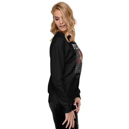 Petaline Sweatshirt image 7: Navy Blazer version, size M with right-side angle of the Petal range.