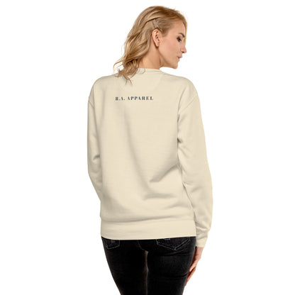 Balance Court Sweatshirt - Left Placement image 105: selected colour version with back view of the Libra range.