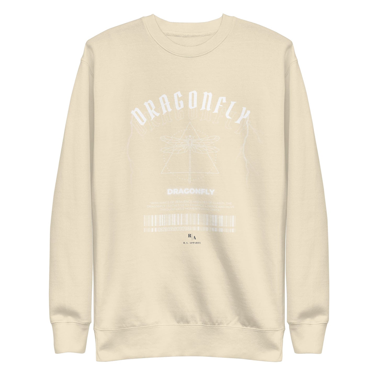 Dragonfly Sweatshirt - Left Placement product image 10 in Navy Blazer, size XL, with front view and left placement.
