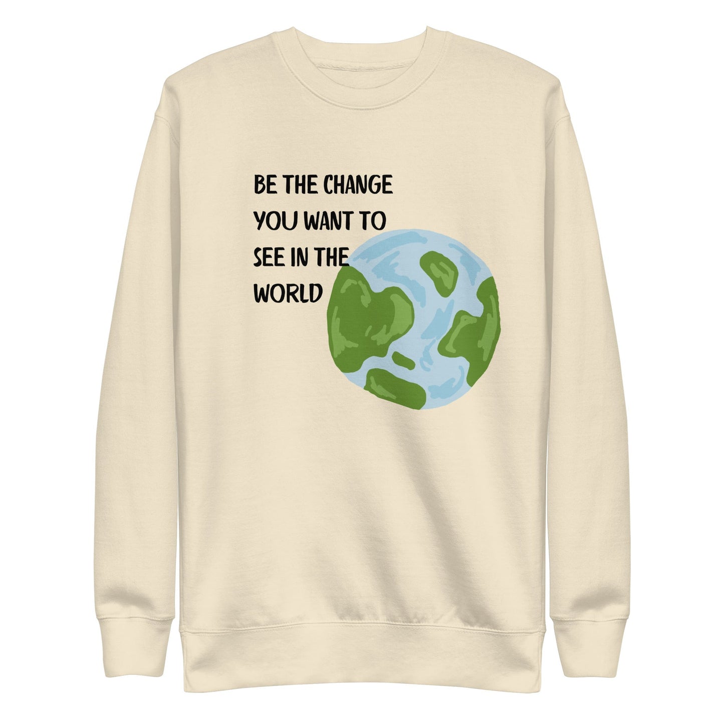 Change Signal Sweatshirt - Left Placement image 14 in Cardinal, size XL, showing front view for the Be the Change design.