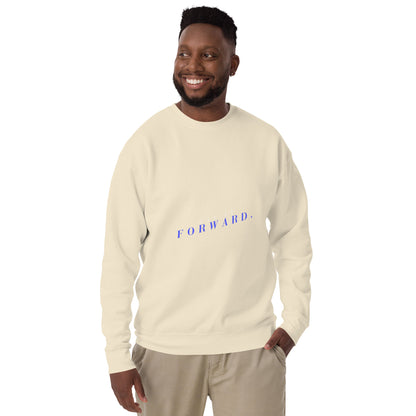 Forward Kind Sweatshirt - Left Placement by R.A. Apparel, image 15, front view, Charcoal Heather, size L, left placement.