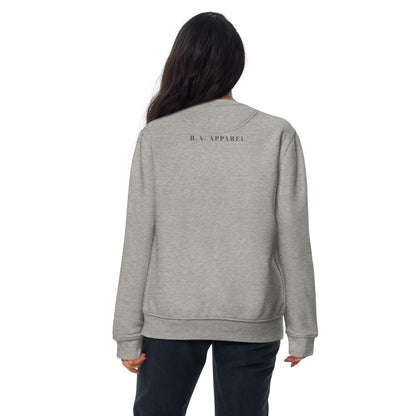 Limitless Sweatshirt - Left Placement product image 2 in Black, size M, with back view and left placement.
