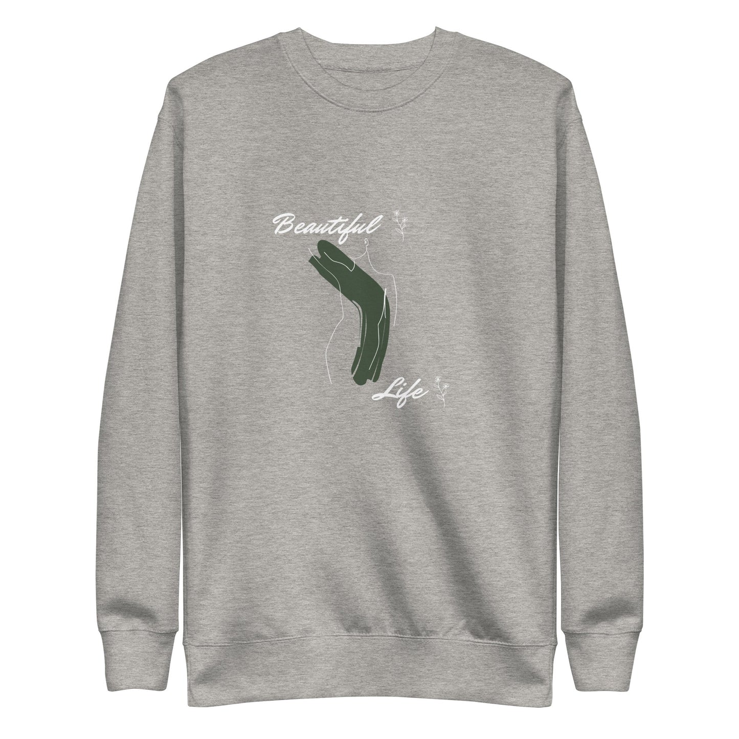 Bellevie Sweatshirt - Left Placement by R.A. Apparel, image 8, front view, Navy Blazer, size M, left placement.