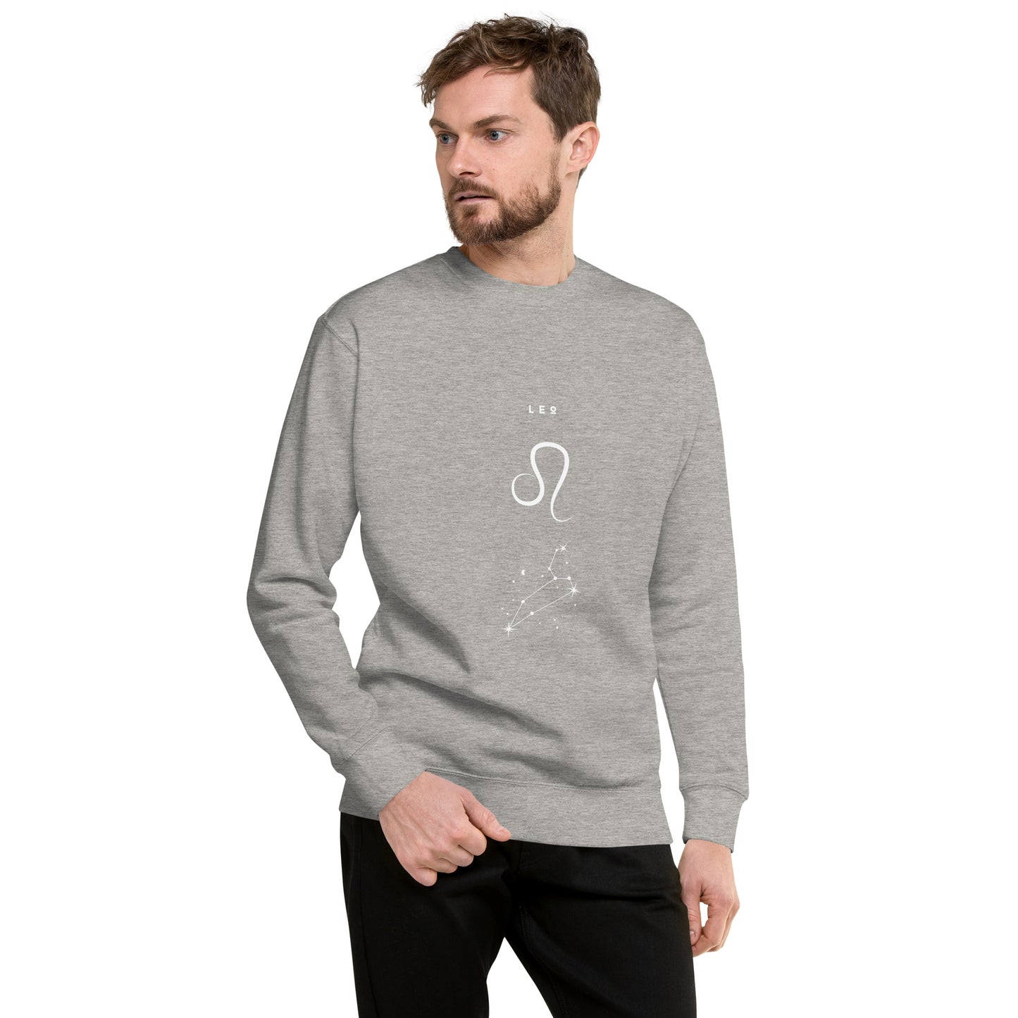 Solmane Sweatshirt - Left Placement image 73: White version, size S with front view of the Leo range.