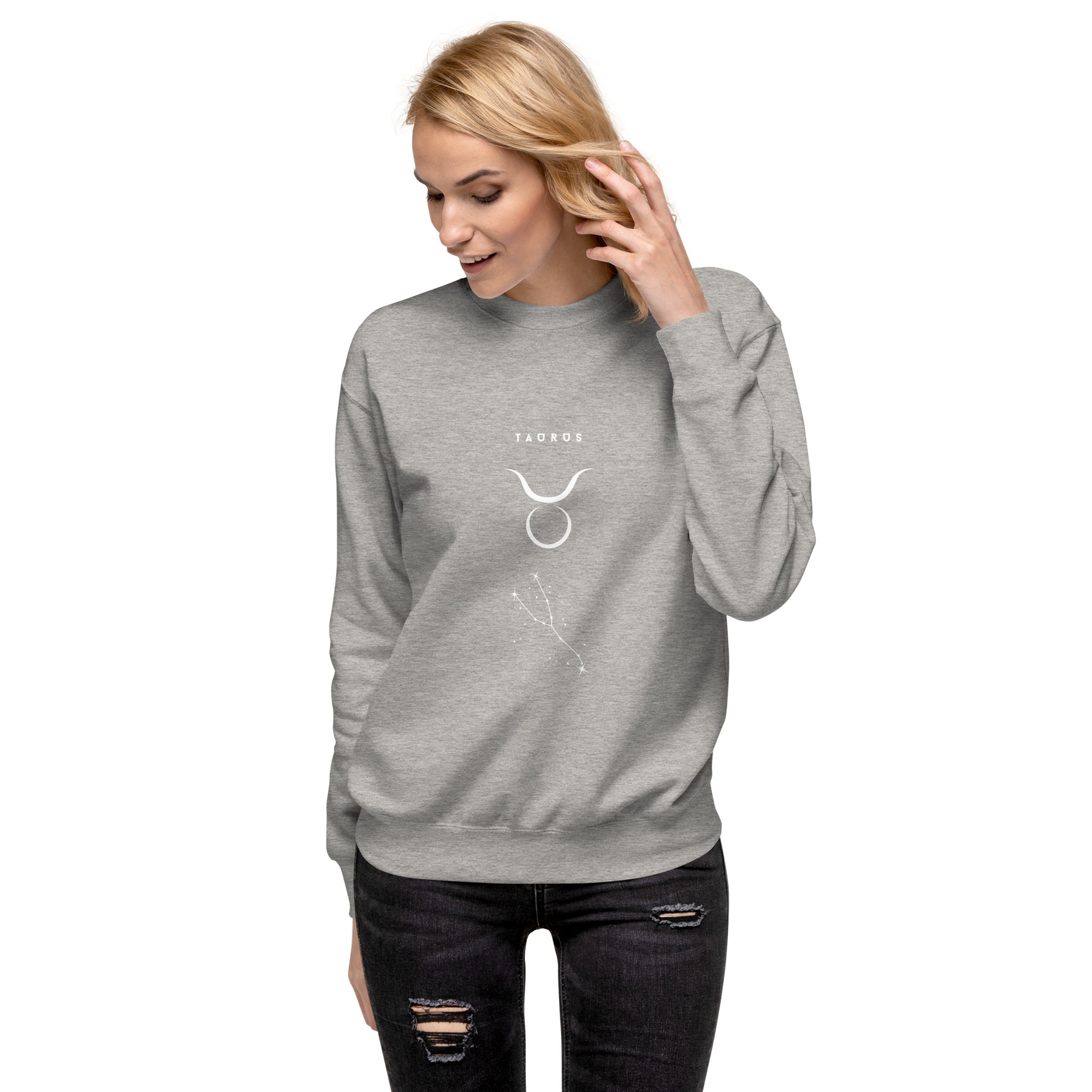 Bullborne Sweatshirt - Left Placement image 85: selected colour version with front view of the Taurus range.