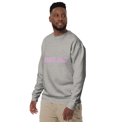 Noir Edge Sweatshirt - Left Placement image 2 in Black, size M, showing front view, left-side angle for the Elegant Edge design.
