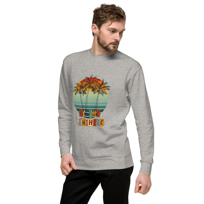 Solara Sweatshirt image 75: Light Pink version, size 2XL with front view, left-side angle of the Be the Sunshine range.