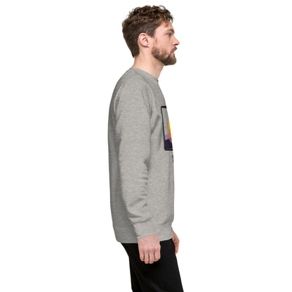 Avenor Sweatshirt by R.A. Apparel, image 77, right-side angle, Lavender, size M, design placement.