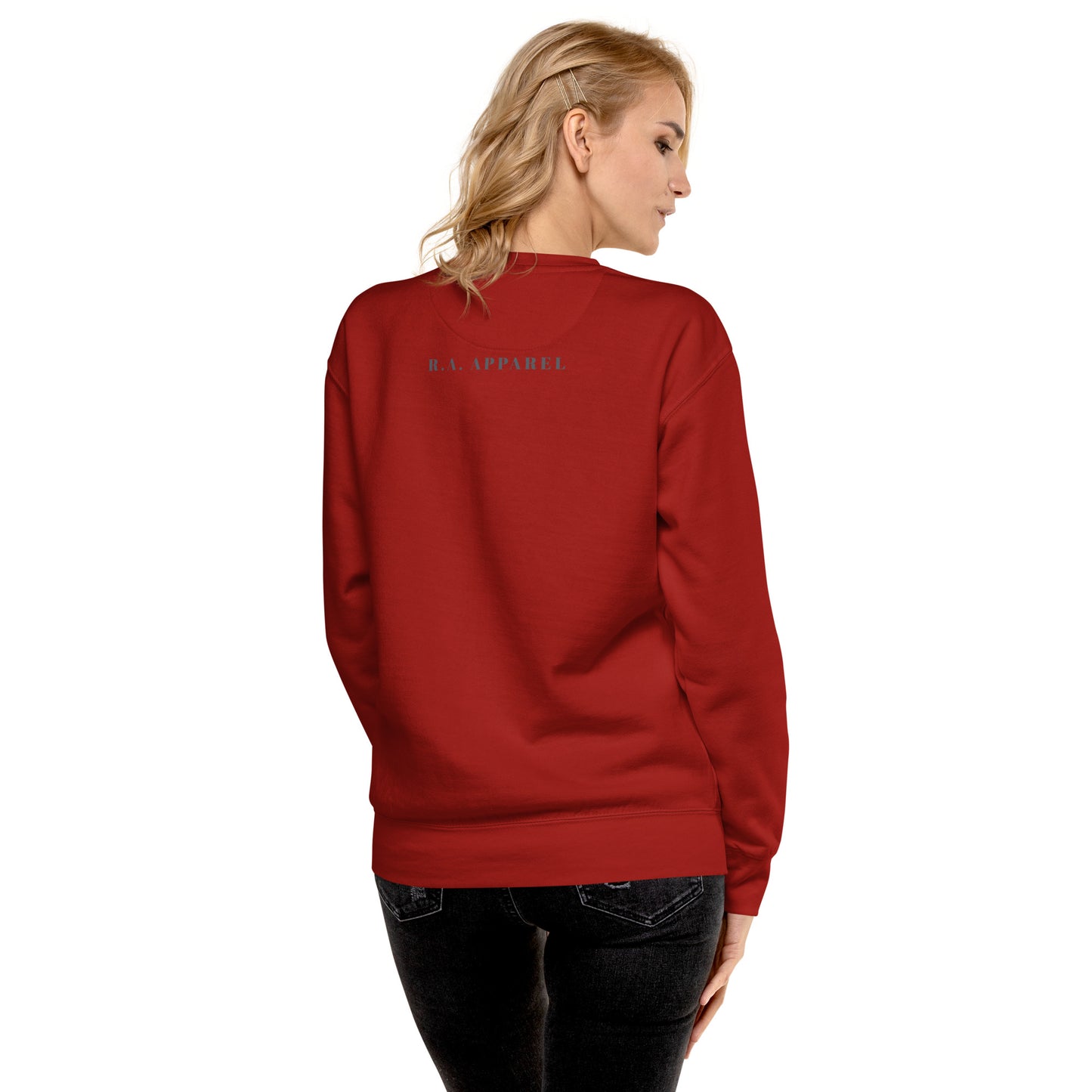 Petaline Sweatshirt image 21 in Team Royal, size S, showing back view for the Petal design.