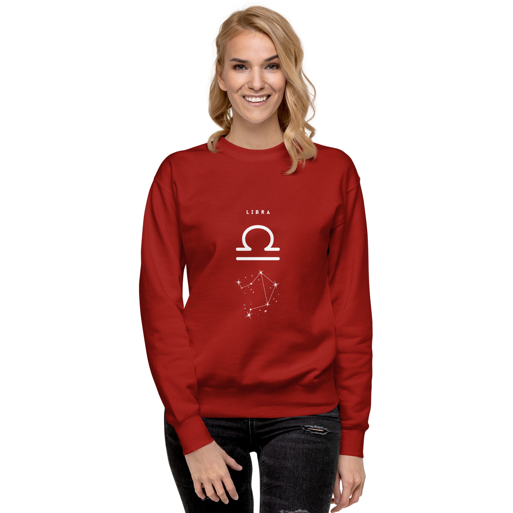 Balance Court Sweatshirt - Left Placement by R.A. Apparel, image 16, front view, Charcoal Heather, size S, left placement.