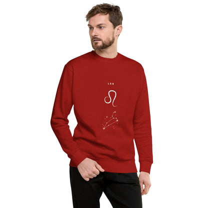 Solmane Sweatshirt - Left Placement by R.A. Apparel, image 13, front view, Charcoal Heather, size S, left placement.