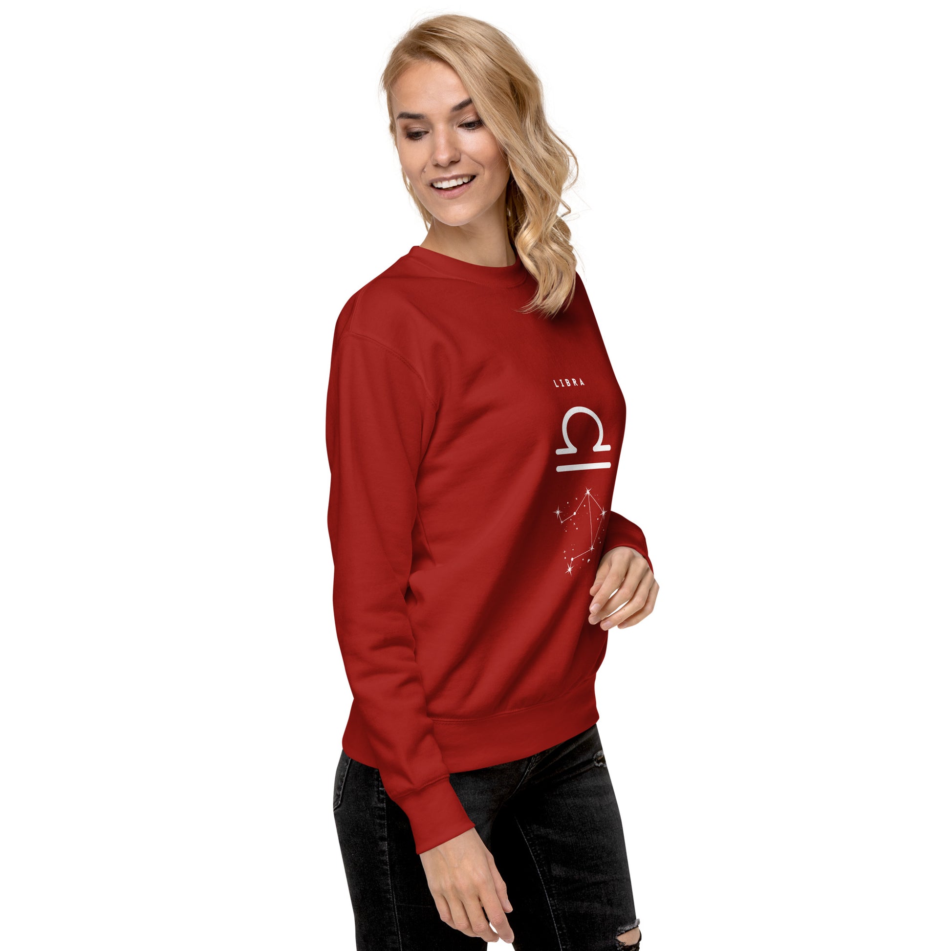 Balance Court Sweatshirt - Left Placement product image 18 in Charcoal Heather, size L, with front view, right-side angle and left placement.