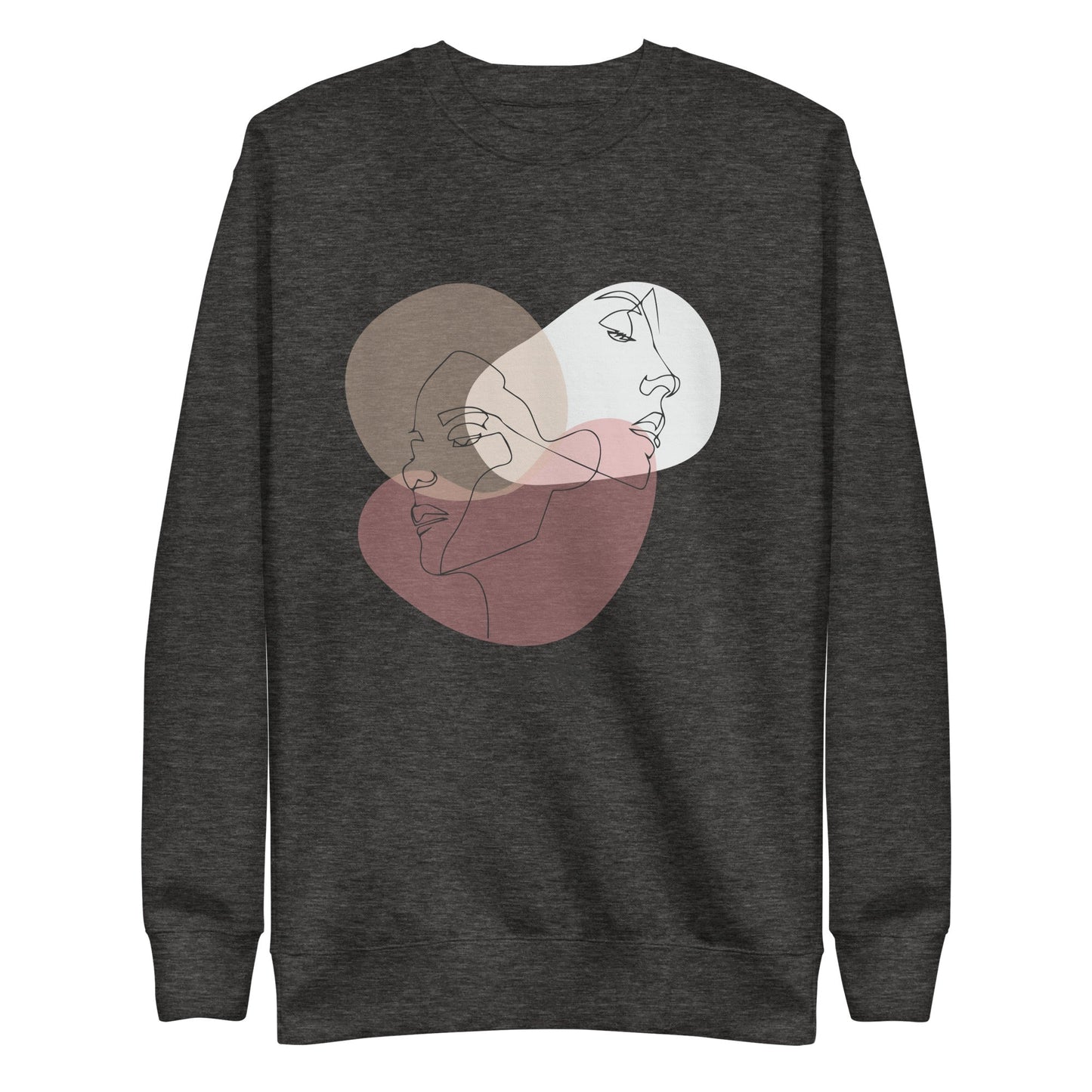 Serenity Sweatshirt - Left Placement product image 4 in Black, size XL, with front view and left placement.