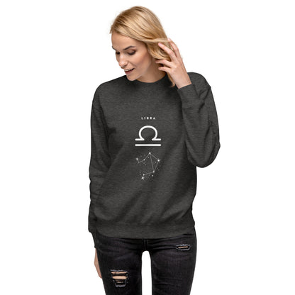 Balance Court Sweatshirt - Left Placement image 22: Team Royal version, size M with front view of the Libra range.
