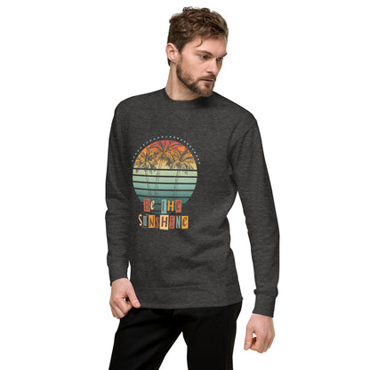 Solara Sweatshirt image 21 in Team Royal, size S, showing front view, left-side angle for the Be the Sunshine design.