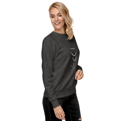 Bullborne Sweatshirt - Left Placement product image 25 in Forest Green, size S, with front view, right-side angle and left placement.