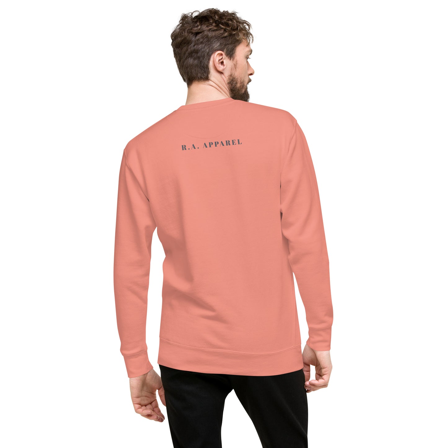 Solara Sweatshirt image 64 in Carbon Grey, size XL, showing back view for the Be the Sunshine design.