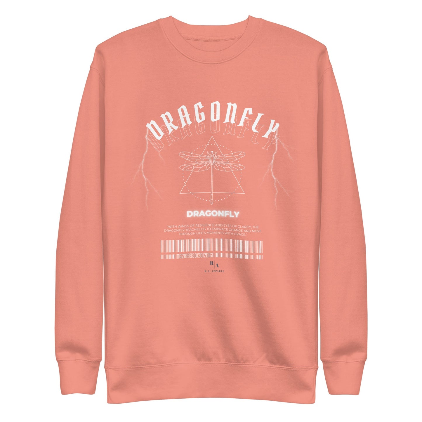 Dragonfly Sweatshirt - Left Placement product image 8 in Navy Blazer, size M, with front view and left placement.