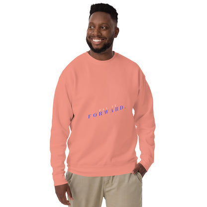 Forward Kind Sweatshirt - Left Placement by R.A. Apparel, image 9, front view, Navy Blazer, size L, left placement.