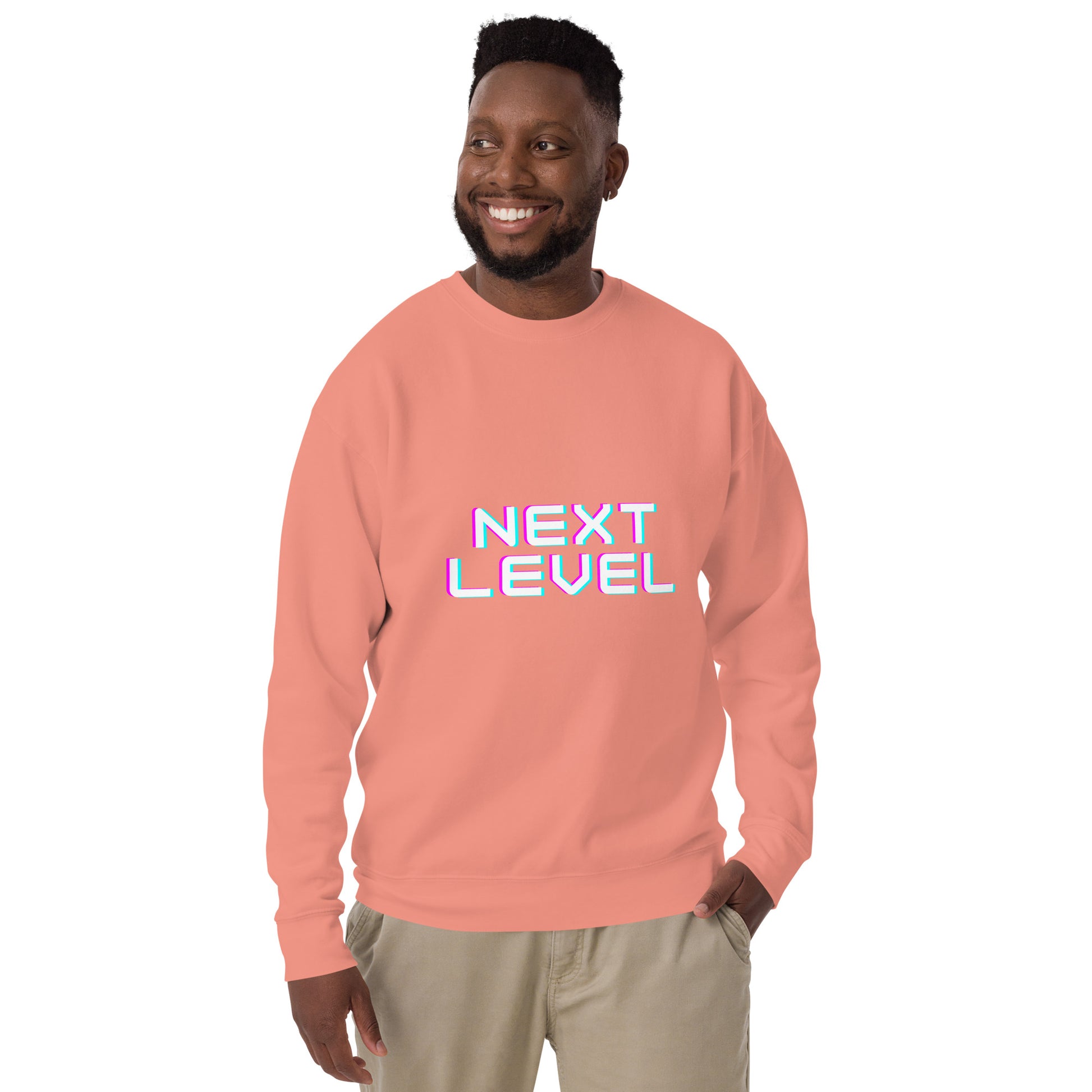 Ascender Sweatshirt - Left Placement by R.A. Apparel, image 21, front view, Team Royal, size L, left placement.