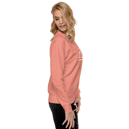 Balance Court Sweatshirt - Left Placement by R.A. Apparel, image 76, right-side angle, Sky Blue, size S, left placement.