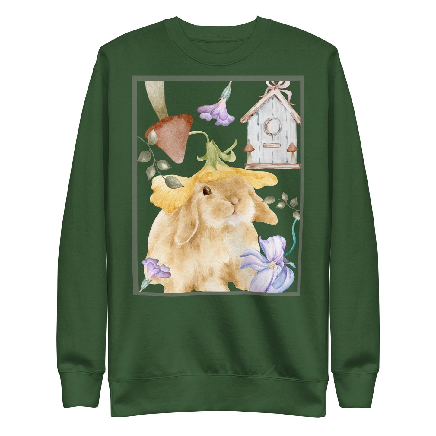 Meadow Club Sweatshirt - Left Placement product image 6 in Black, size 3XL, with front view and left placement.
