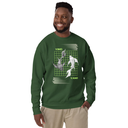 Image 25 of Team Royal Equinoxe Sweatshirt, size 2XL, with Ying and Yang artwork visible in front view.