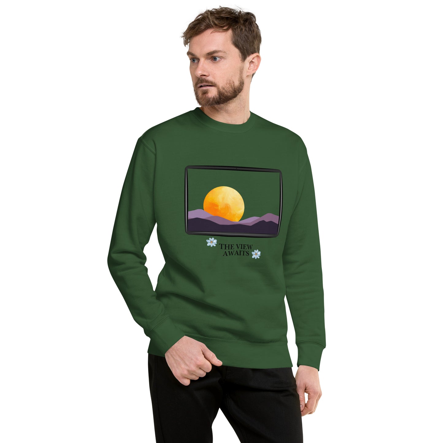 Avenor Sweatshirt product image 37 in Team Red, size M, with front view and design placement.
