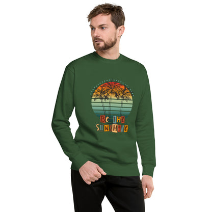Solara Sweatshirt by R.A. Apparel, image 37, front view, Team Red, size M, design placement.