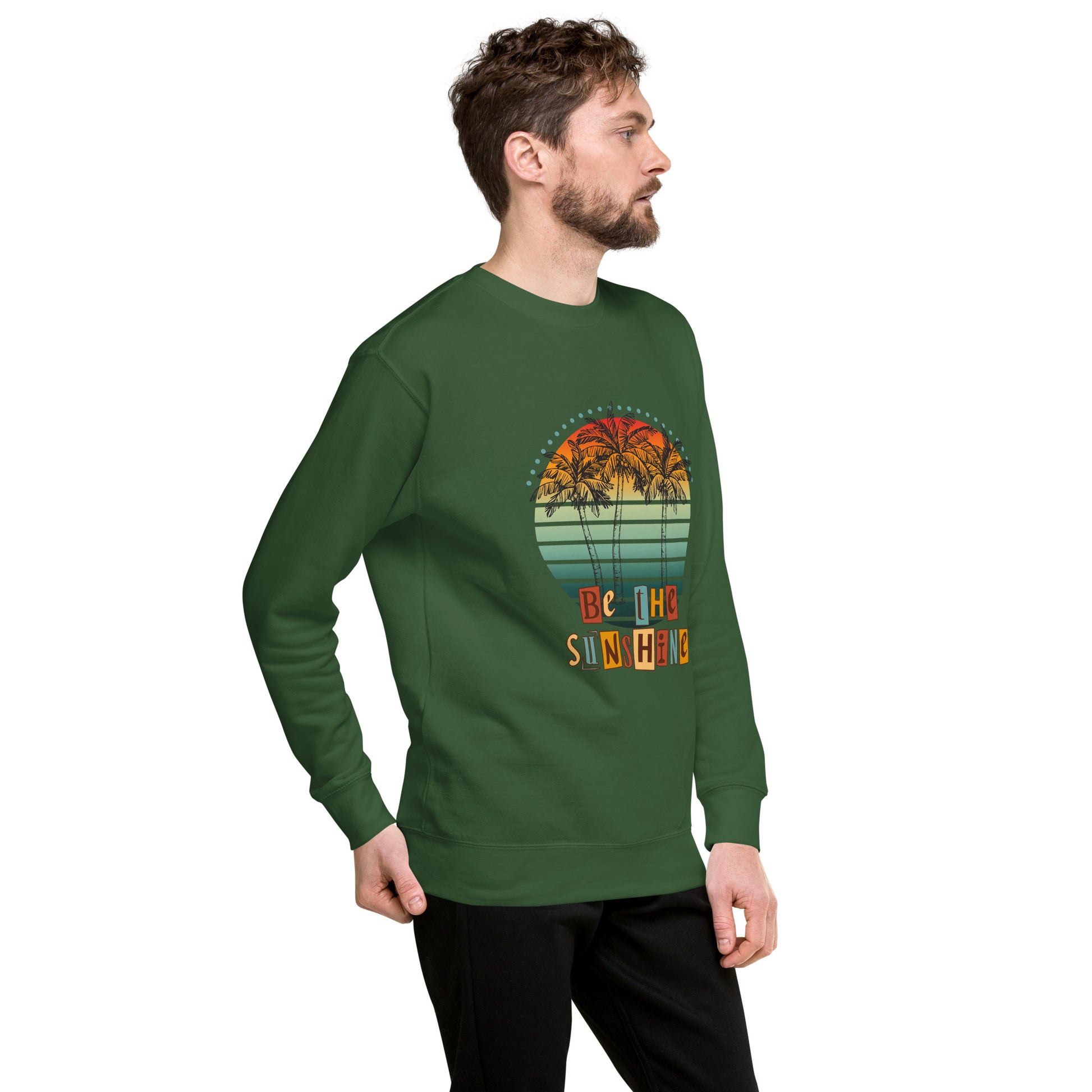 Solara Sweatshirt image 42: Adobe version, size M with front view, right-side angle of the Be the Sunshine range.