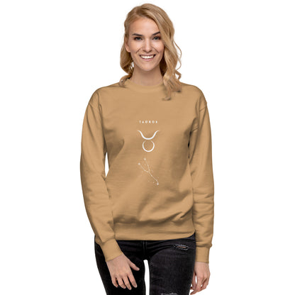Bullborne Sweatshirt - Left Placement image 80 in selected colour, showing front view for the Taurus design.