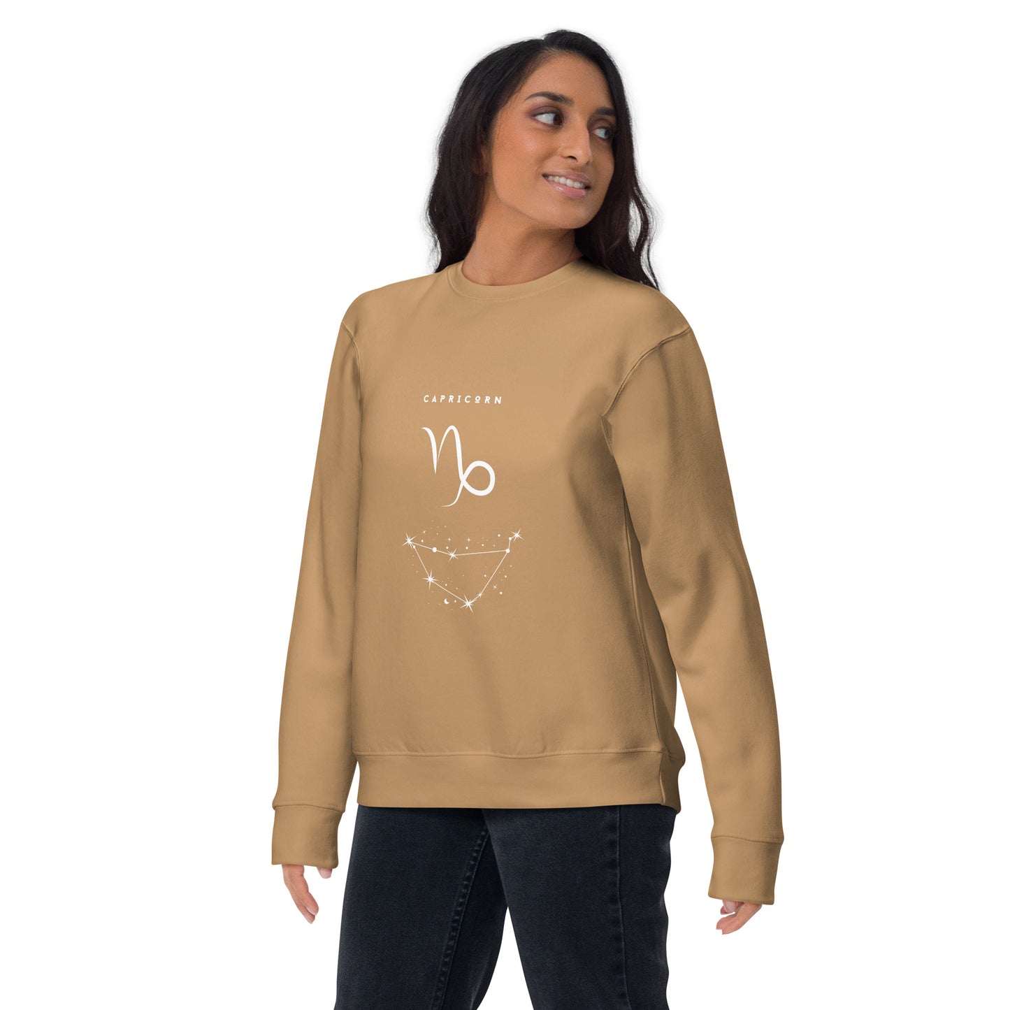 Montaire Sweatshirt by R.A. Apparel, image 24, front view, Charcoal Heather, size 3XL, design placement.