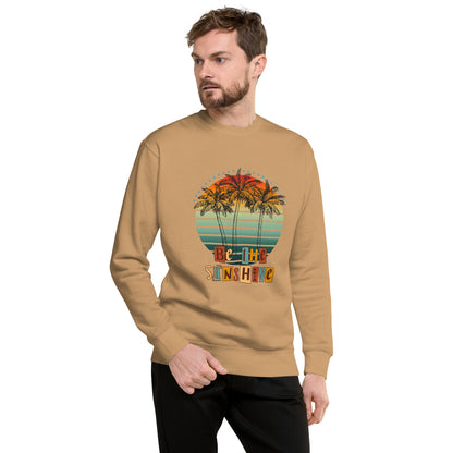 Image 67 of Agave Solara Sweatshirt, size M, with Be the Sunshine artwork visible in front view.
