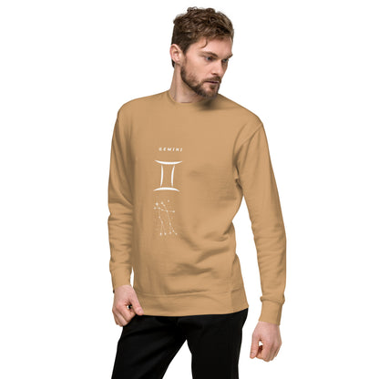 Twin Signal Sweatshirt - Left Placement product image 69 in Sky Blue, size S, with front view, left-side angle and left placement.