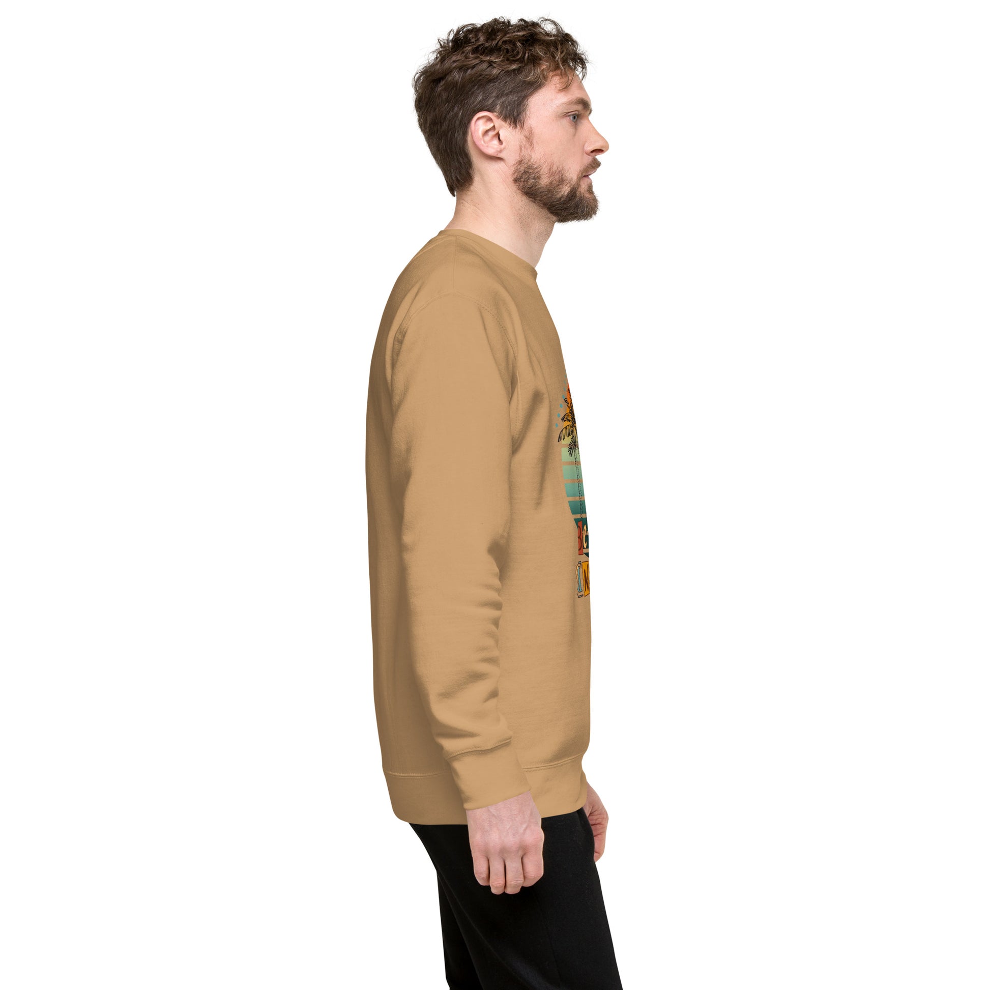 Solara Sweatshirt by R.A. Apparel, image 72, right-side angle, Light Pink, size M, design placement.