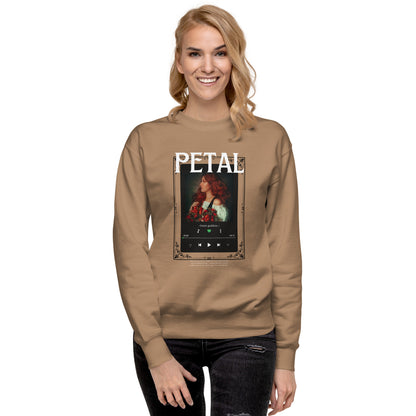 Image 66 of Agave Petaline Sweatshirt, size S, with Petal artwork visible in front view.