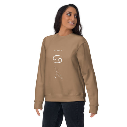 Moonhaven Sweatshirt product image 20 in Charcoal Heather, size M, with front view and design placement.