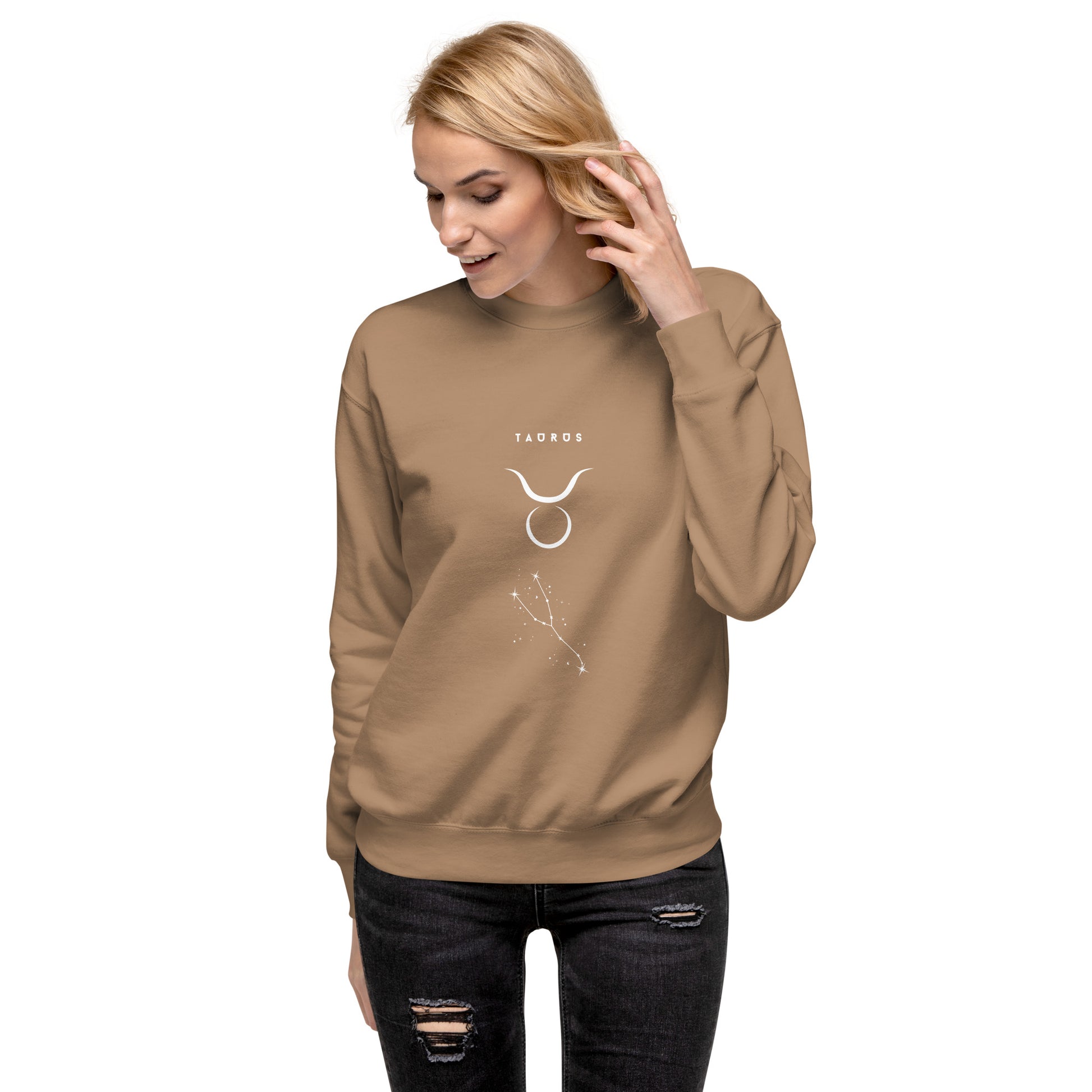 Bullborne Sweatshirt - Left Placement by R.A. Apparel, image 64, front view, Lavender, size XL, left placement.