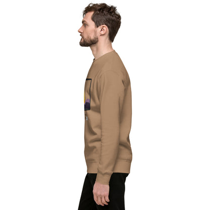 Avenor Sweatshirt image 58 in Khaki, size L, showing left-side angle for the The View Awaits design.