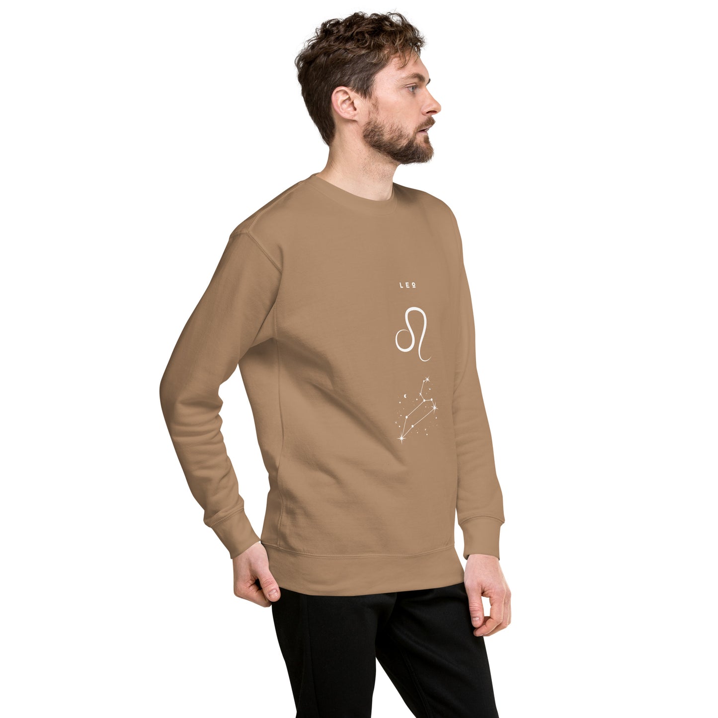 Solmane Sweatshirt - Left Placement product image 59 in Light Pink, size L, with front view, right-side angle and left placement.