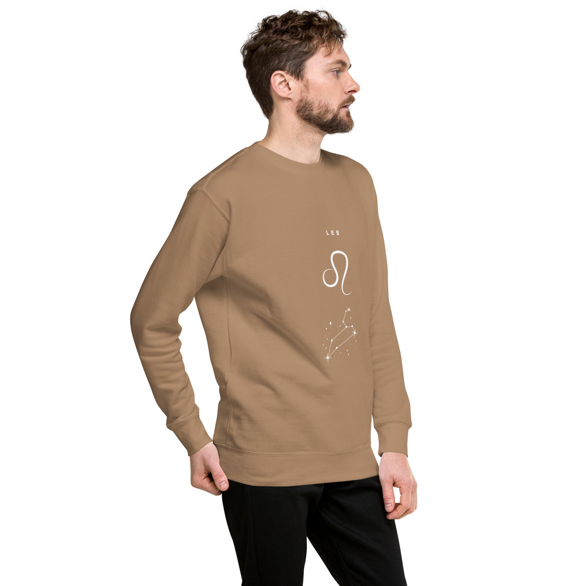 Solmane Sweatshirt - Left Placement product image 59 in Light Pink, size L, with front view, right-side angle and left placement.