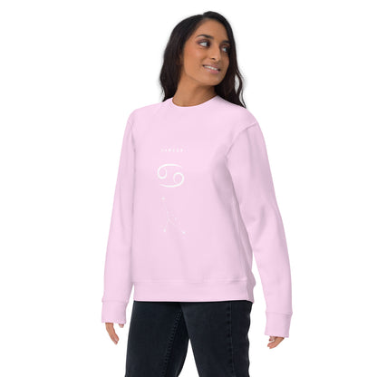 Moonhaven Sweatshirt image 32: Vintage Black version, size M with front view of the Cancer range.
