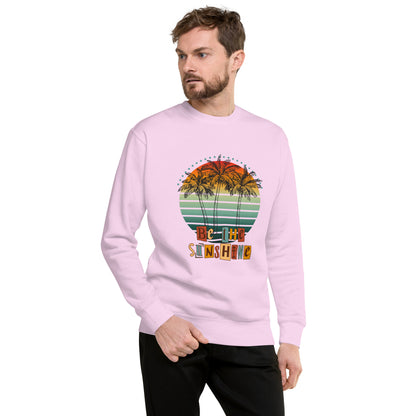Solara Sweatshirt by R.A. Apparel, image 91, front view, White, size S, design placement.