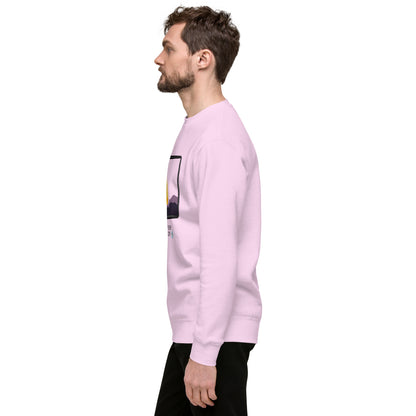 Avenor Sweatshirt product image 94 in White, size XL, with left-side angle and design placement.