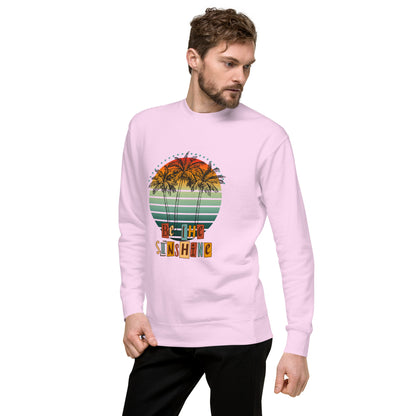 Solara Sweatshirt by R.A. Apparel, image 93, front view, left-side angle, White, size L, design placement.