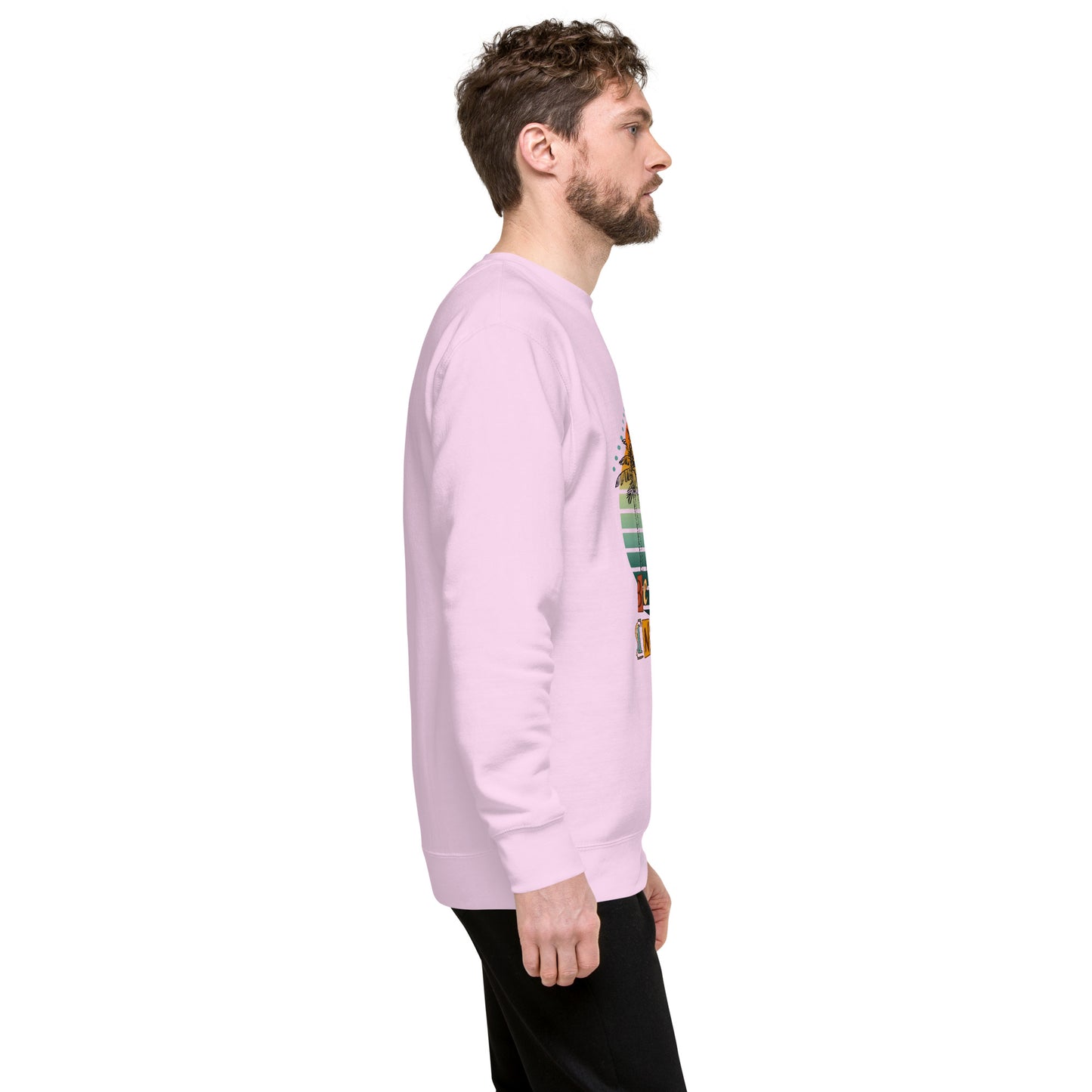 Image 96 of selected colour Solara Sweatshirt, with Be the Sunshine artwork visible in right-side angle.