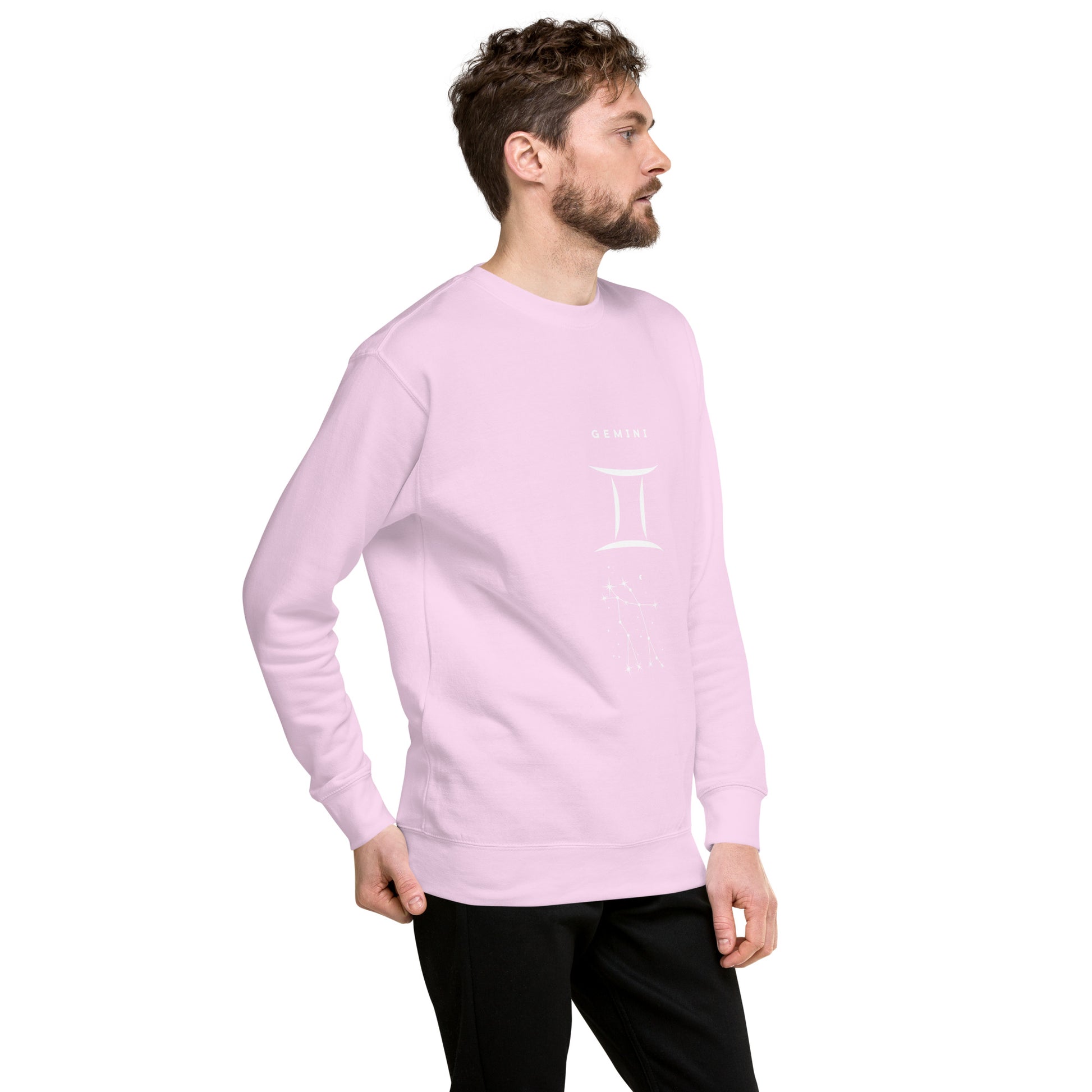 Twin Signal Sweatshirt - Left Placement by R.A. Apparel, image 95, front view, right-side angle, selected colour, left placement.